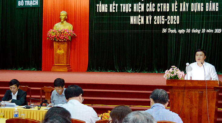 Đảng bộ huyện Bố Trạch:   Tiếp tục đổi mới mạnh mẽ công tác cán bộ