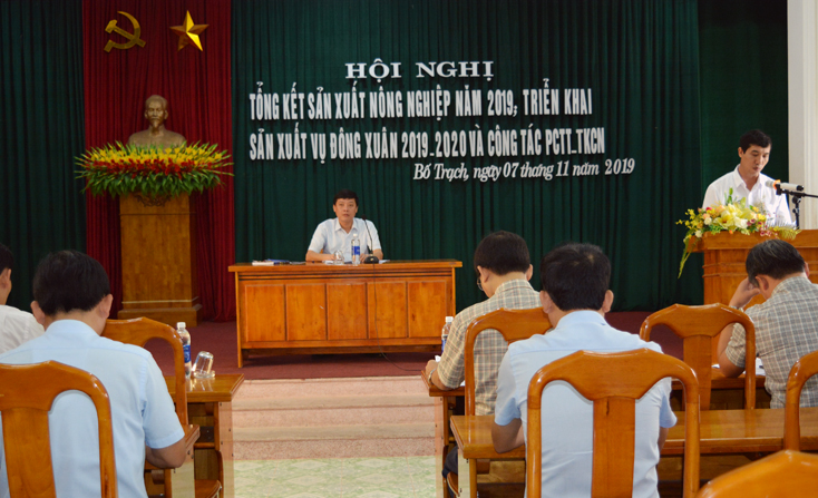 Bố Trạch:  Tiếp tục thực hiện tốt đề án tái cơ cấu ngành nông nghiệp