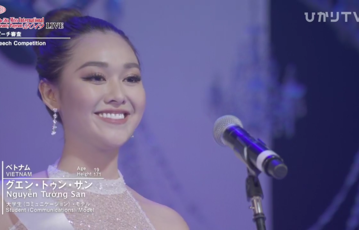 Chung kết Miss International: Tường San lập kỷ lục, lọt top 8