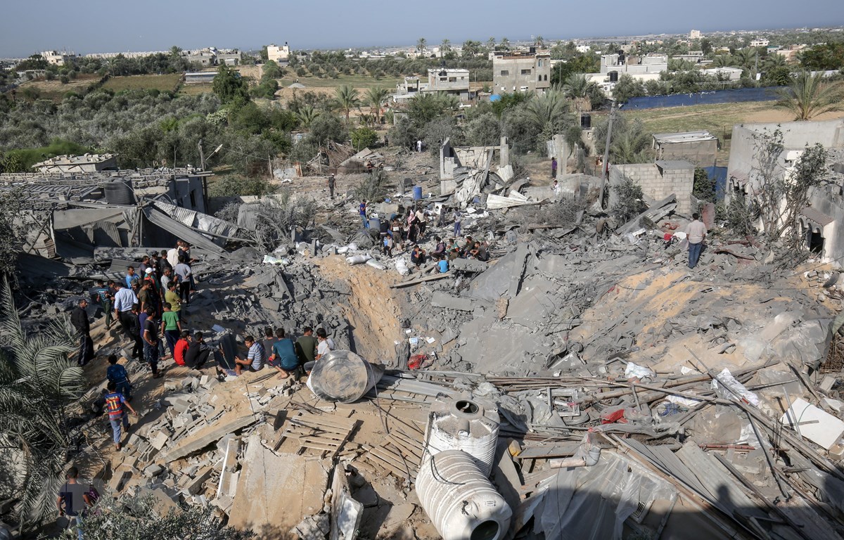 Israel thực hiện các cuộc tấn công vào phong trào Hamas tại Dải Gaza