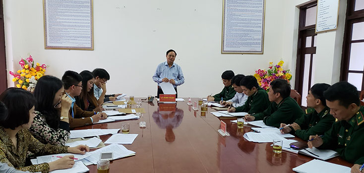 Đồng chí Phó Chủ tịch UBND tỉnh kiểm tra tình hình kinh tế-xã hội, quốc phòng-an ninh và công tác biên giới