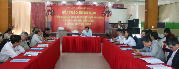 Tiếp tục hoàn thiện các thể chế, pháp luật bảo vệ môi trường