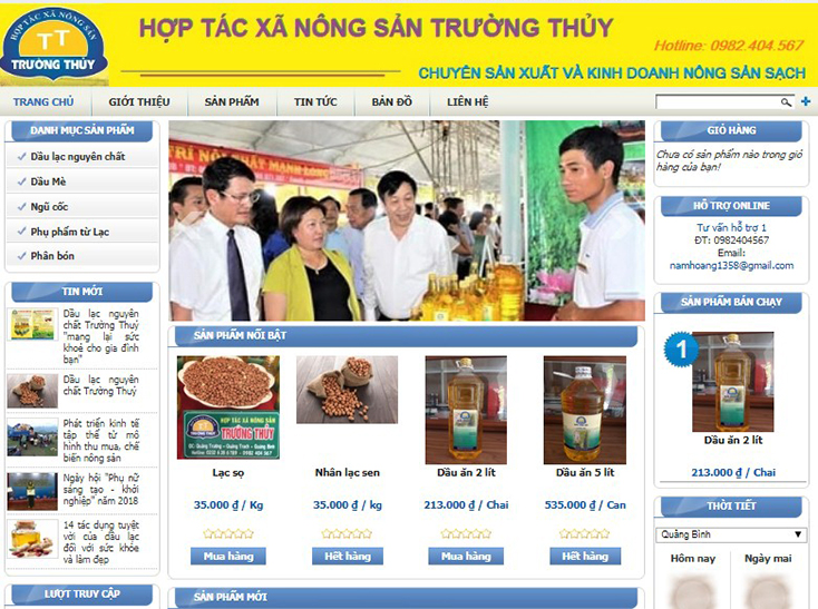 Để nông sản Quảng Bình "vững chân" trên sàn thương mại điện tử