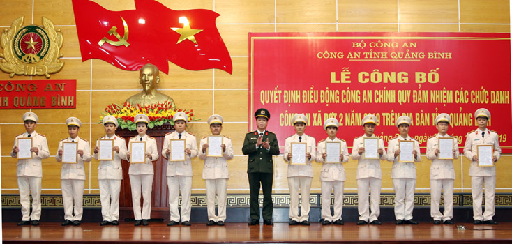 Điều động công an chính quy đảm nhiệm chức danh Công an xã