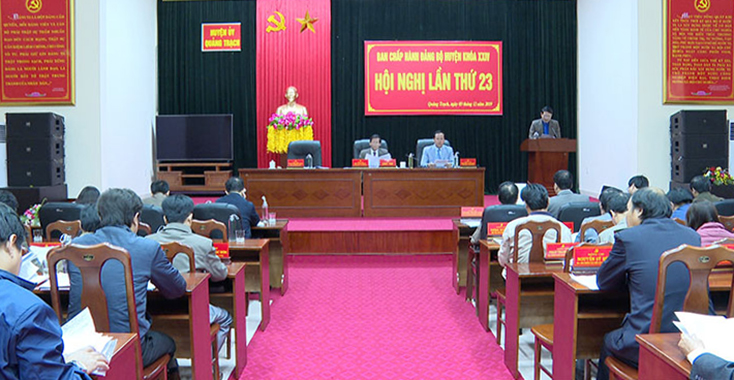 Quảng Trạch: Triển khai nhiệm vụ phát triển kinh tế-xã hội năm 2020