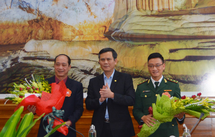 Thường trực Tỉnh ủy: Gặp mặt các đồng chí trong đoàn dự thi báo cáo viên giỏi khu vực II