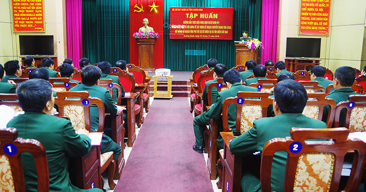 Bộ CHQS tỉnh: Hướng dẫn thực hiện Nghị định 03/2019/NĐ-CP của Chính phủ