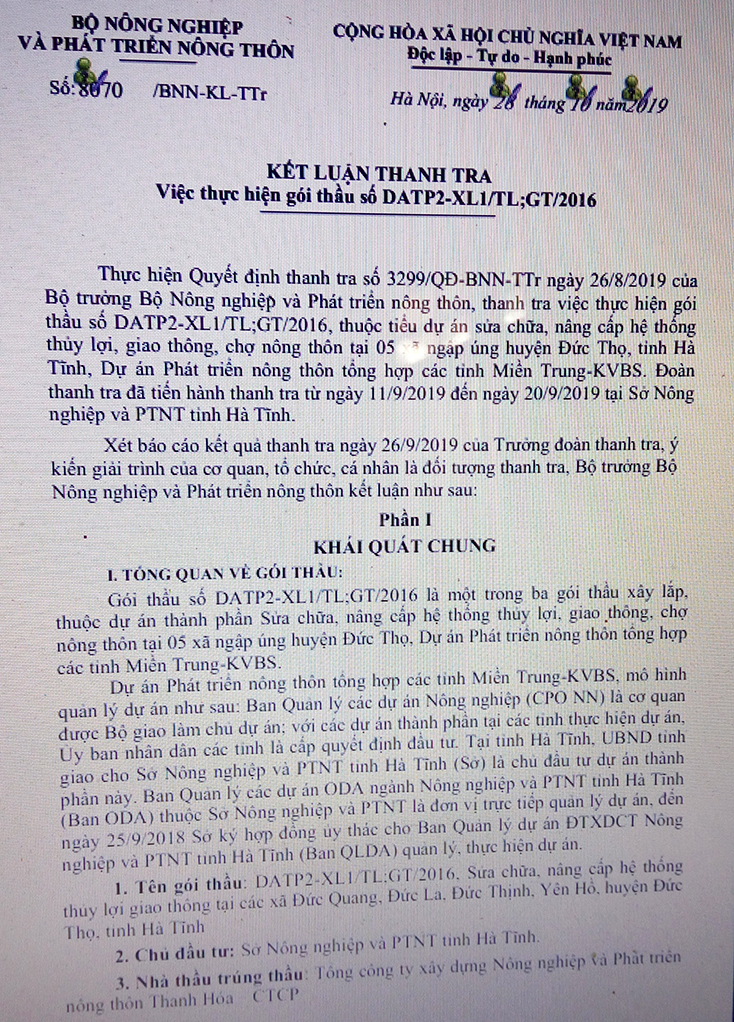 Gói thầu số 5, dự án chống sạt lở cửa sông Nhật Lệ:  Nhà thầu bị loại do kê khai không trung thực?!
