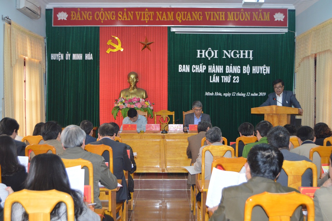 Minh Hóa: Đề xuất giải pháp thúc đẩy phát triển kinh tế-xã hội năm 2020