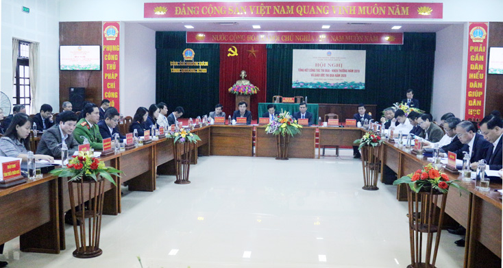 Tòa án nhân dân các tỉnh, TP. khu vực duyên hải miền Trung và Tây Nguyên: Giao ước thi đua năm 2020