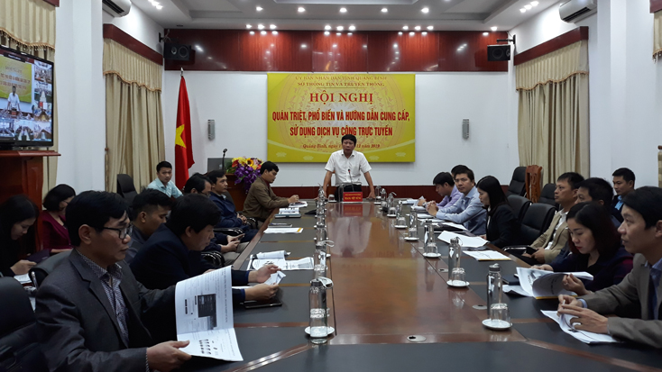 Phổ biến và hướng dẫn cung cấp, sử dụng dịch vụ công trực tuyến