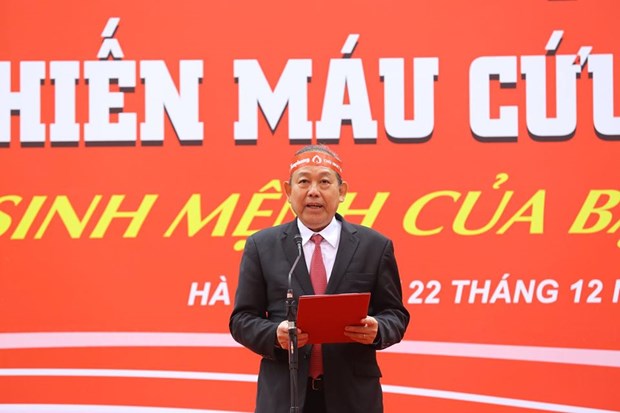 Ngày hội hiến máu Chủ Nhật đỏ dự kiến thu về 50.000 đơn vị máu