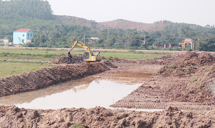 Dự án khu nhà ở thương mại thị trấn Nông trường Lệ Ninh:  Ngang nhiên hoạt động khi chưa được cấp phép?!