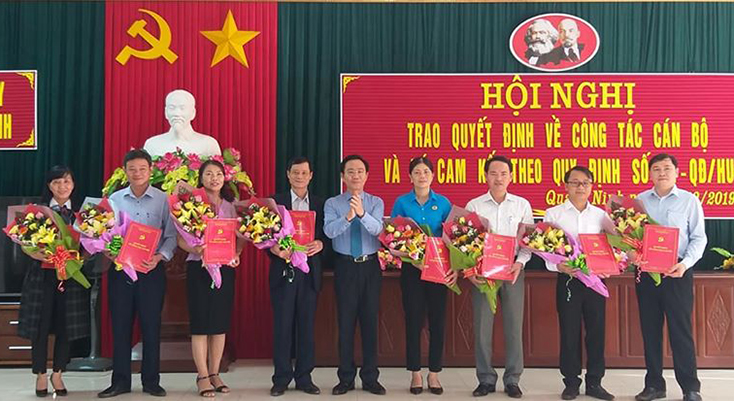 Đảng bộ huyện Quảng Ninh:  Chú trọng nâng cao chất lượng công tác cán bộ