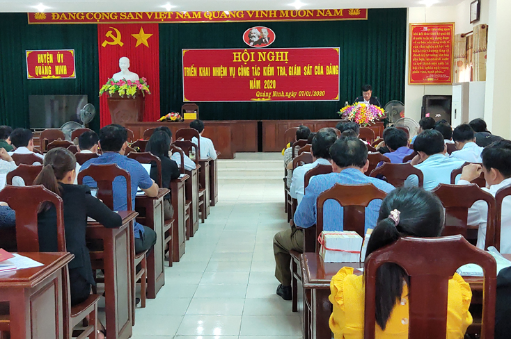 Huyện ủy Quảng Ninh: Năm 2019, thi hành kỷ luật 53 đảng viên