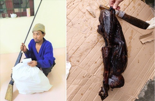 Dùng súng kíp săn động vật quý hiếm