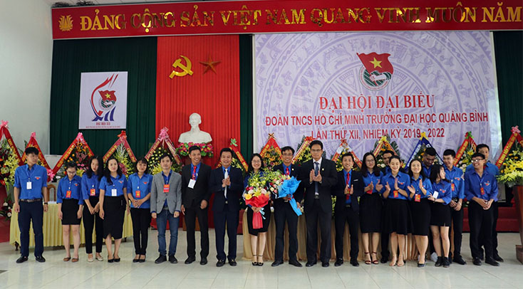 Đoàn TNCS Hồ Chí Minh Trường đại học Quảng Bình tổ chức đại hội nhiệm kỳ 2019 - 2022