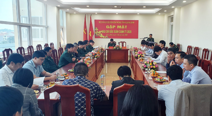Bộ Chỉ huy BĐBP tỉnh đánh giá cao sự đóng góp của các cơ quan báo chí