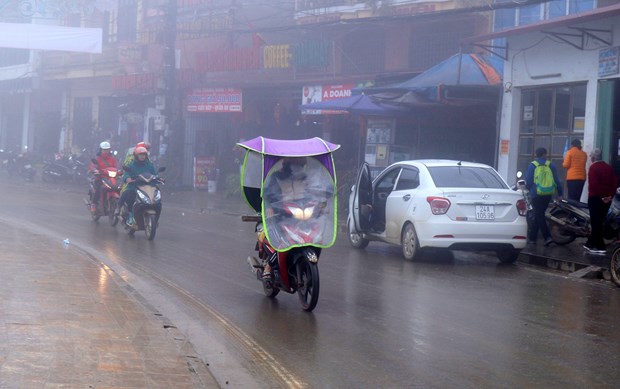 Không khí lạnh gây mưa rét ở Bắc Bộ và Bắc Trung Bộ