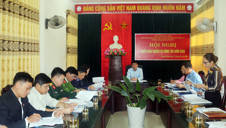 Tiếp tục nâng cao hiệu quả phối hợp liên ngành về trợ giúp pháp lý trong hoạt động tố tụng