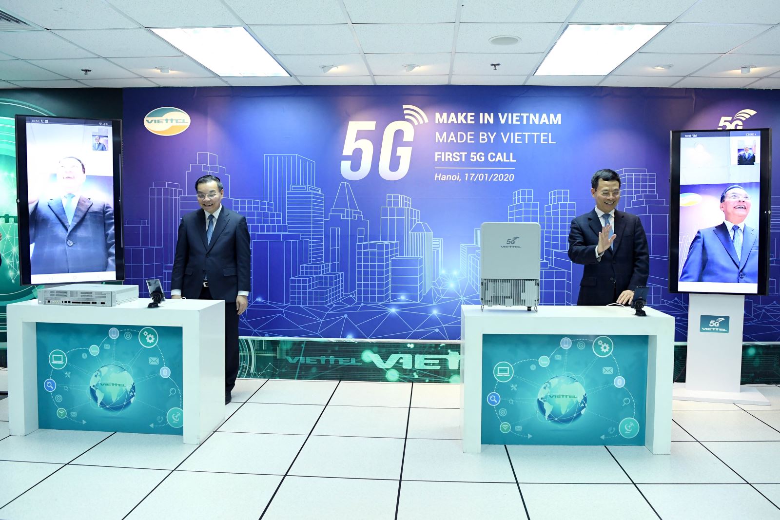 Cuộc gọi 5G đầu tiên trên thiết bị 5G 'Make in Vietnam'