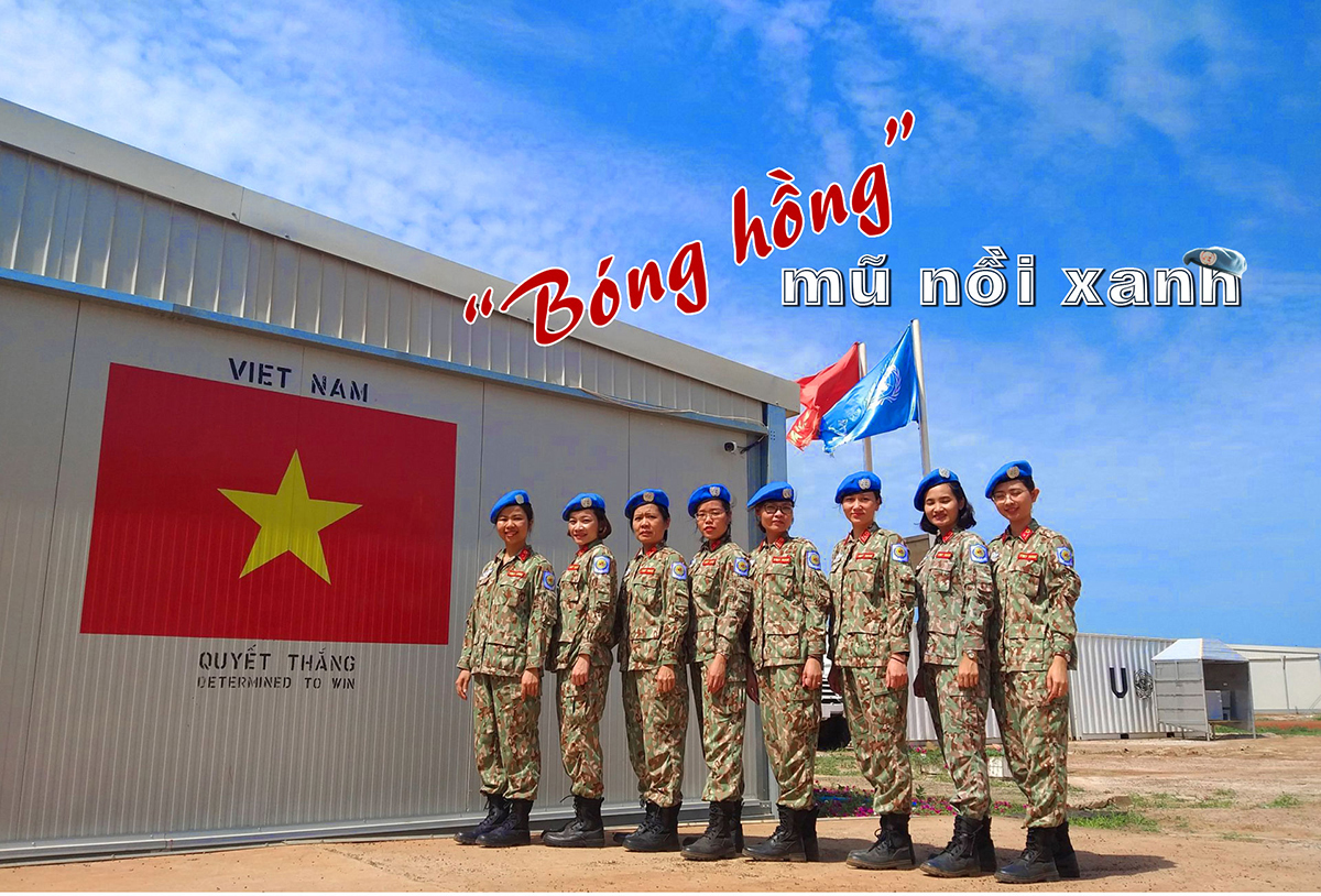 "Bóng hồng" mũ nồi xanh