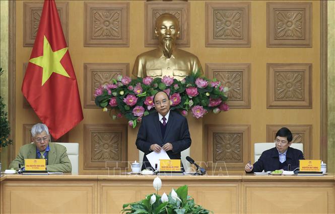 Thủ tướng Nguyễn Xuân Phúc làm việc với Tổ tư vấn kinh tế