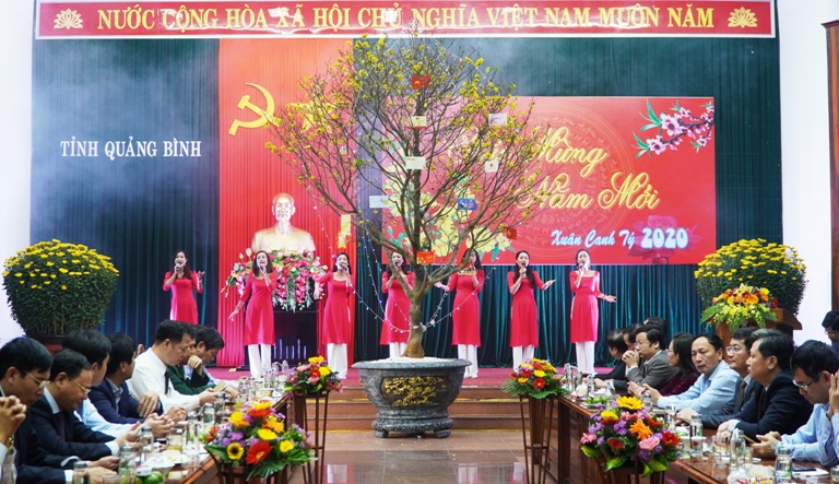 Gặp mặt cán bộ chủ chốt nhân dịp Tết nguyên đán Canh Tý năm 2020