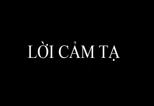 Lời cảm tạ