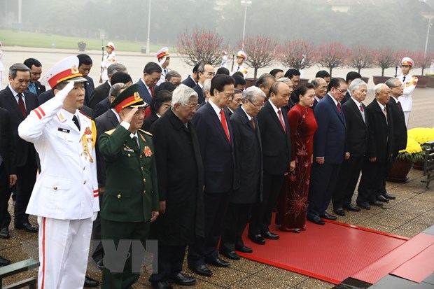 Lãnh đạo Đảng, Nhà nước vào Lăng viếng Chủ tịch Hồ Chí Minh