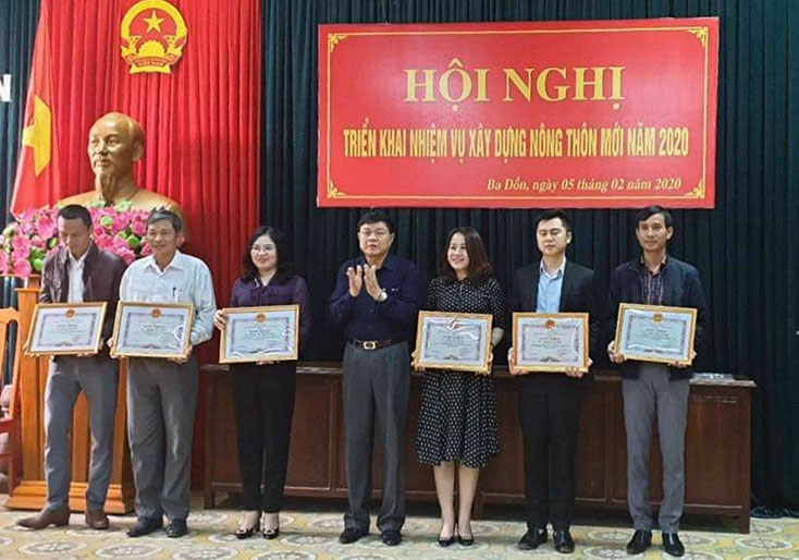 Thị xã Ba Đồn triển khai nhiệm vụ xây dựng nông thôn mới năm 2020