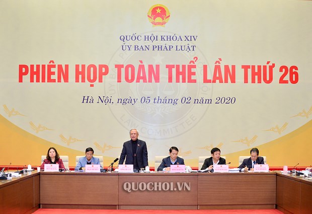 Phiên họp thứ 26 của Ủy ban Pháp luật của Quốc hội