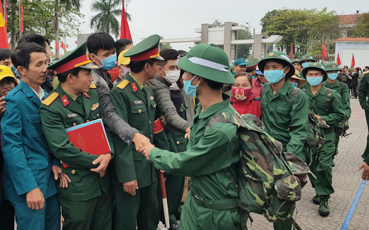 Toàn tỉnh hoàn tất công tác giao nhận quân