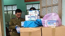 Lạng Sơn thu giữ số lượng lớn khẩu trang không hóa đơn chứng từ