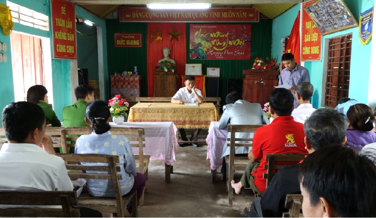 Kiểm điểm trước khu dân cư các đối tượng đốt pháo trái phép