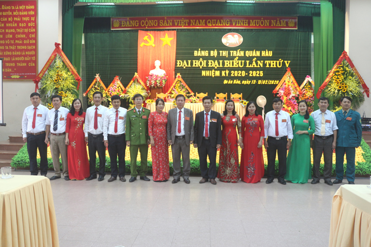 Đại hội Đảng bộ thị trấn Quán Hàu lần thứ V, nhiệm kỳ 2020-2025