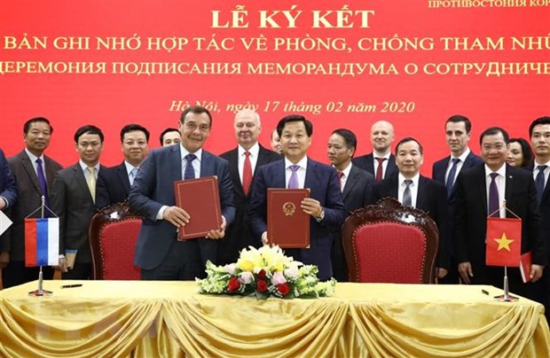 Nâng cấp hợp tác phòng chống tham nhũng giữa Việt Nam-Liên bang Nga