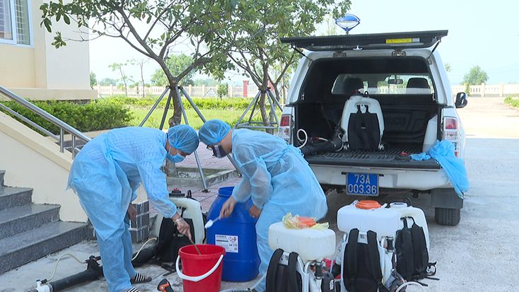 Huyện Quảng Trạch: Tăng cường công tác phòng, chống dịch COVID-19