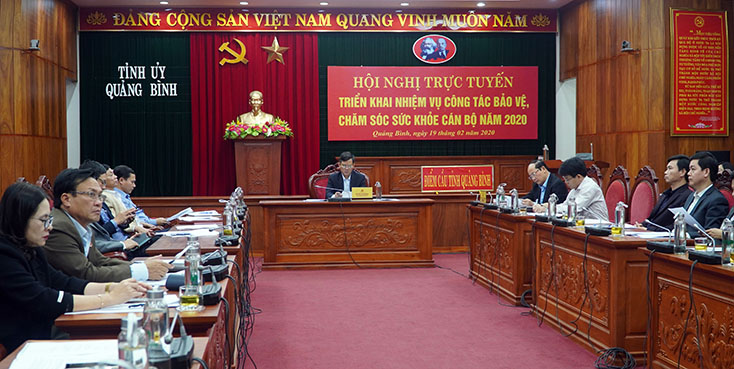 Triển khai nhiệm vụ bảo vệ, chăm sóc sức khoẻ cán bộ 2020