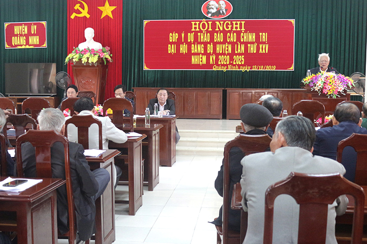 Đảng bộ huyện Quảng Ninh: Gắn xây dựng Đảng với phát triển kinh tế-xã hội