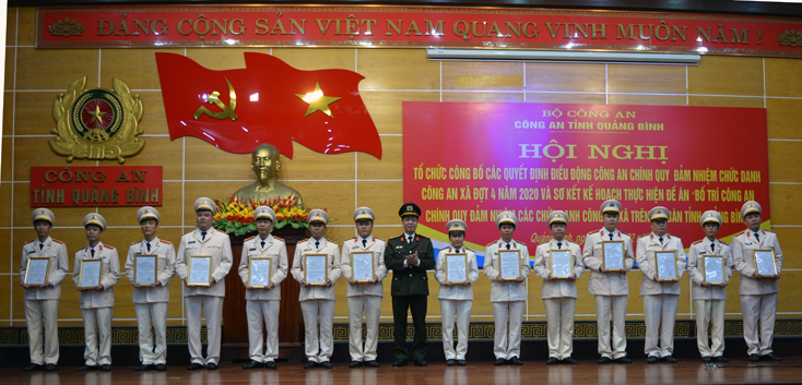 100% công an chính quy đảm nhiệm chức danh công an xã