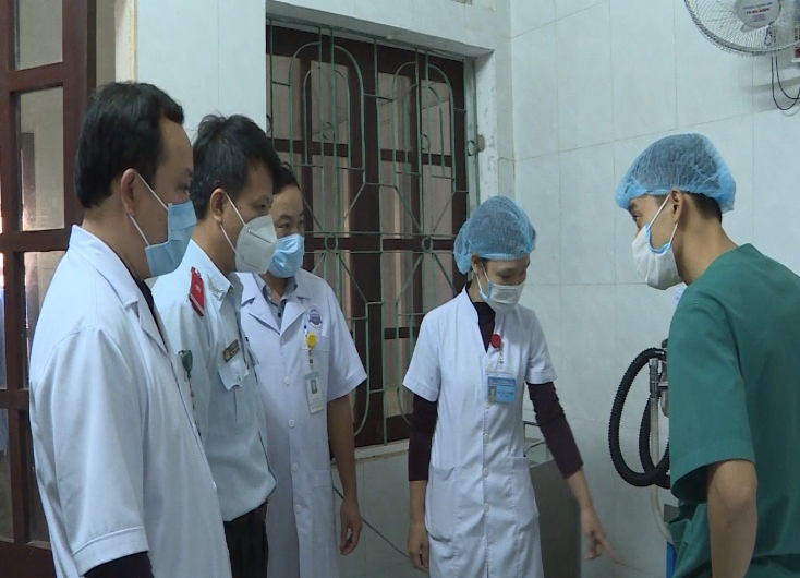 Kiểm tra hoạt động phòng, chống dịch Covid-19 tại các bệnh viện trên địa bàn tỉnh