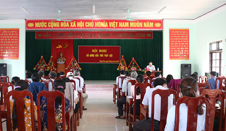 Lệ Thủy: Phát huy hiệu quả hoạt động của 225 tổ hòa giải cấp cơ sở