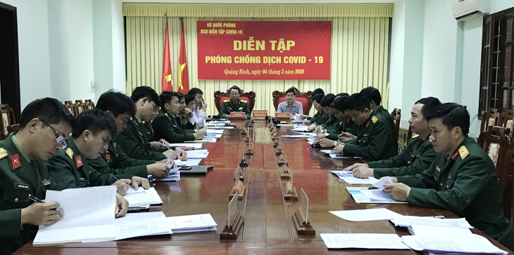 Diễn tập phòng, chống dịch Covid-19 trong toàn lực lượng quân đội