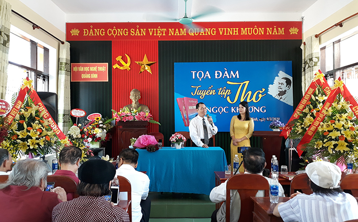 Hội Văn học-Nghệ thuật Quảng Bình: Tọa đàm  giới thiệu tuyển tập thơ của nhà thơ Ngọc Khương
