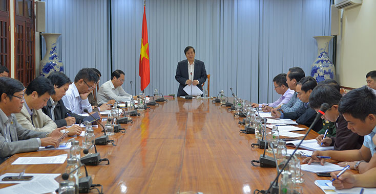 Họp Ban chỉ đạo bồi thường giải phóng mặt bằng Dự án đường dây 500kV