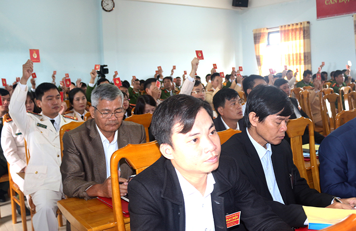 Rút kinh nghiệm từ đại hội điểm cấp cơ sở
