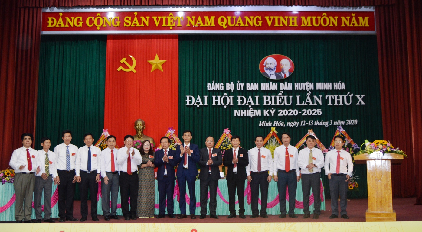 Đại hội Đảng bộ UBND huyện Minh Hóa lần thứ X, nhiệm kỳ 2020-2025