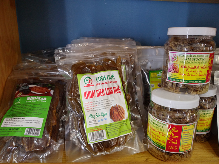 "Bước tiến" của khoai deo
