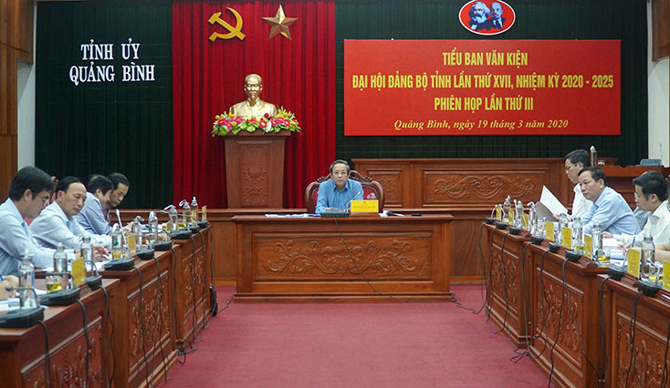 Báo cáo chính trị cần thể hiện được tư duy bứt phá, khát vọng vươn lên